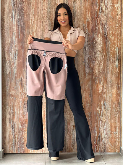 Leggi Jeans Con Faja Gris (3161)