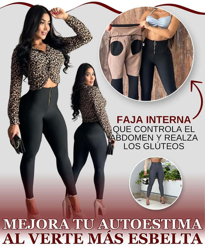 Leggi Jeans Con Faja Gris (3161)