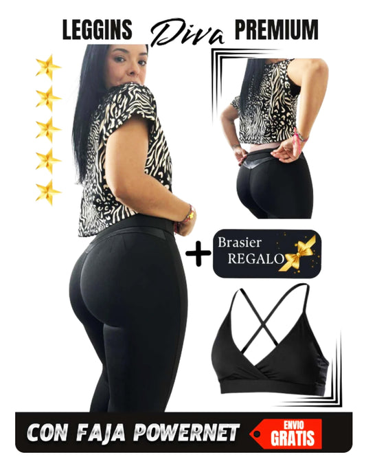 LEGGINGS DE LUJO DIVA LEVANTA GLUTEOS